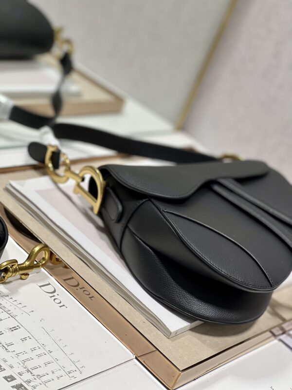 Dior Large Saddle Handbag - Black 69007 - Image 2