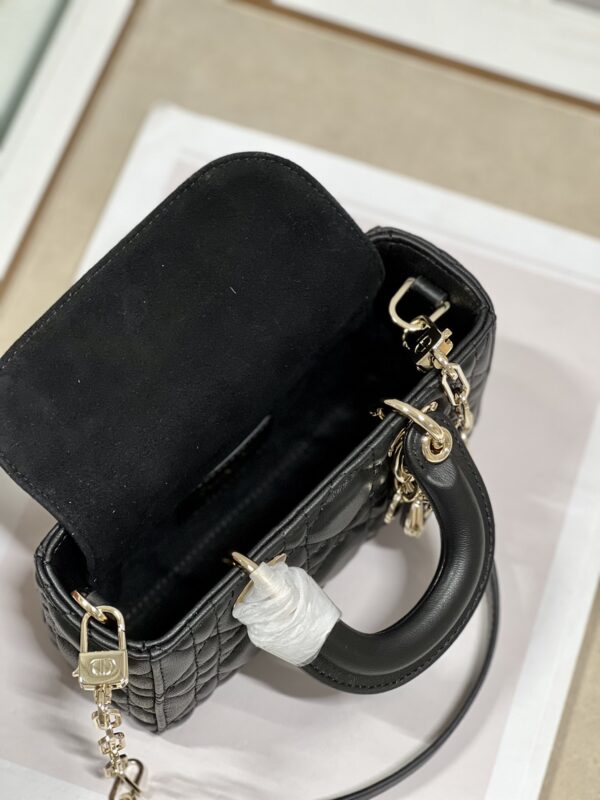 Dior Mini Horizontal Diana Bag - Black 54420 - Image 2
