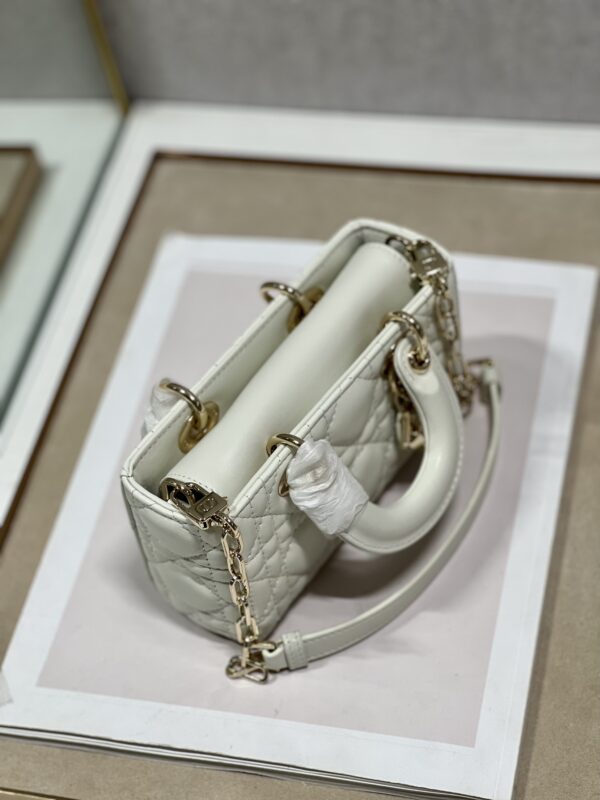 Dior Mini Horizontal Diana Bag - White 70004 - Image 2