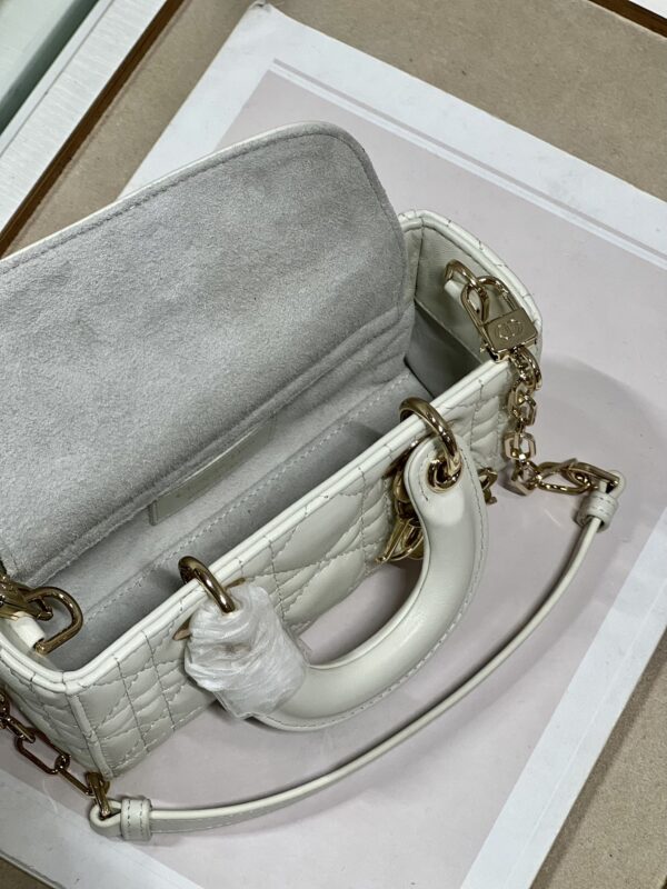 Dior Mini Horizontal Diana Bag - White 70004 - Image 4