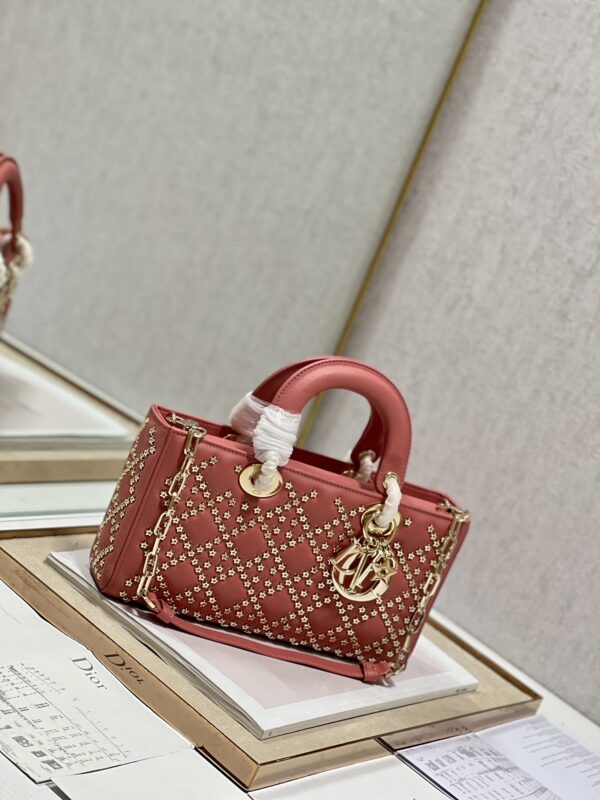 Dior Horizontal Diana Lady D−Joy Bag - Pink 61078 - Image 2