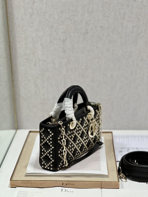 Dior Horizontal Diana Lady D−Joy Bag - Black 61114 - Image 4