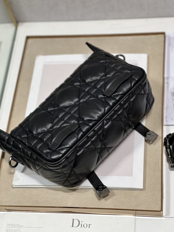Dior Cannage Body Messenger Bag - Black 51885 - Image 5