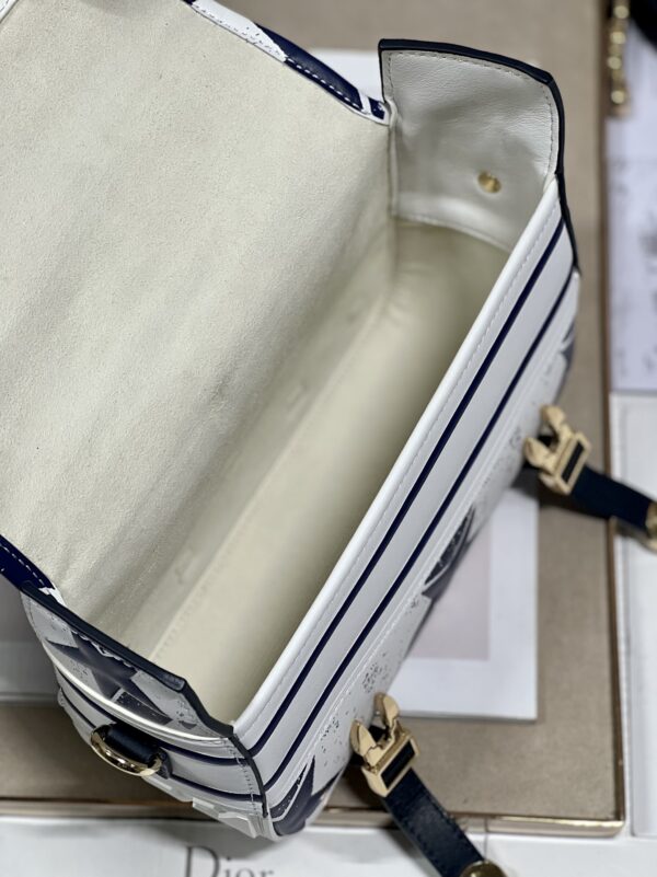 Dior Christian Paris Messenger Bag - White 60756 - Image 4