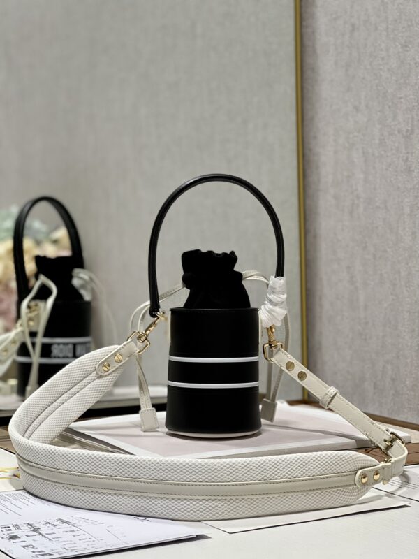 Dior Christian Paris Mini Bucket Bag - Black 59186 - Image 2