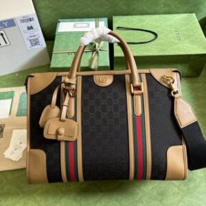 Gucci Bauletto Duffle Large Bag - Brown 26554