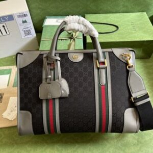 Gucci Bauletto Duffle Large Bag - Gray 43532