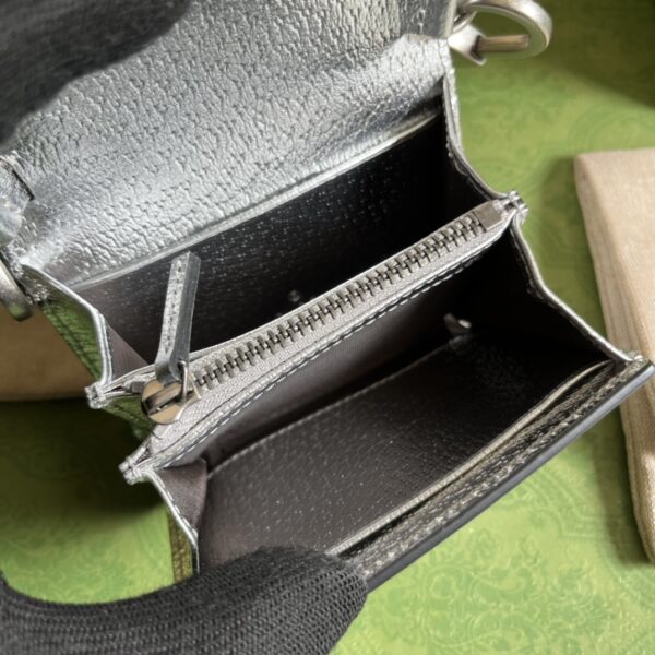 Gucci Dionysus Series Super Mini Handbag - Silver 26237 - Image 4
