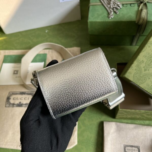 Gucci Dionysus Series Super Mini Handbag - Silver 26237 - Image 2