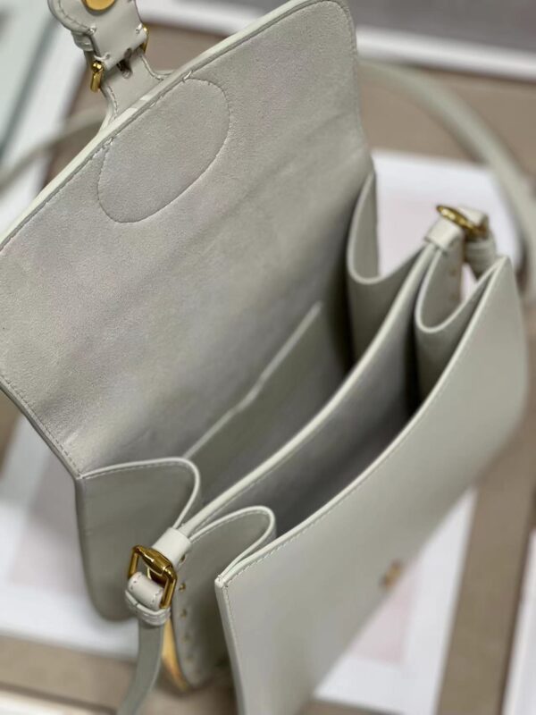 Dior Bobby Frame Bag - White 13858 - Image 3