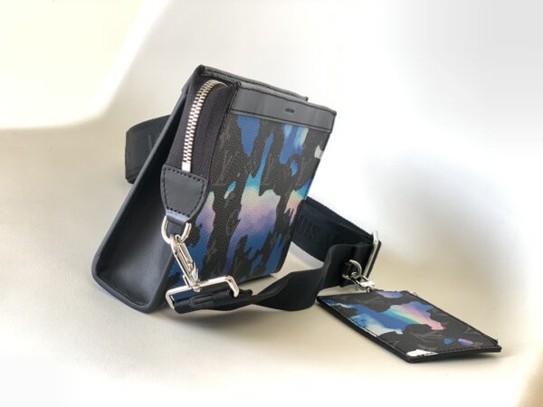 Louis Vuitton Two-Piece Gaston Wearable Wallet - Black/Blue 34614 - Image 5