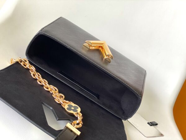 Louis Vuitton Twist Medium Handbag – Black 72585 - Image 3