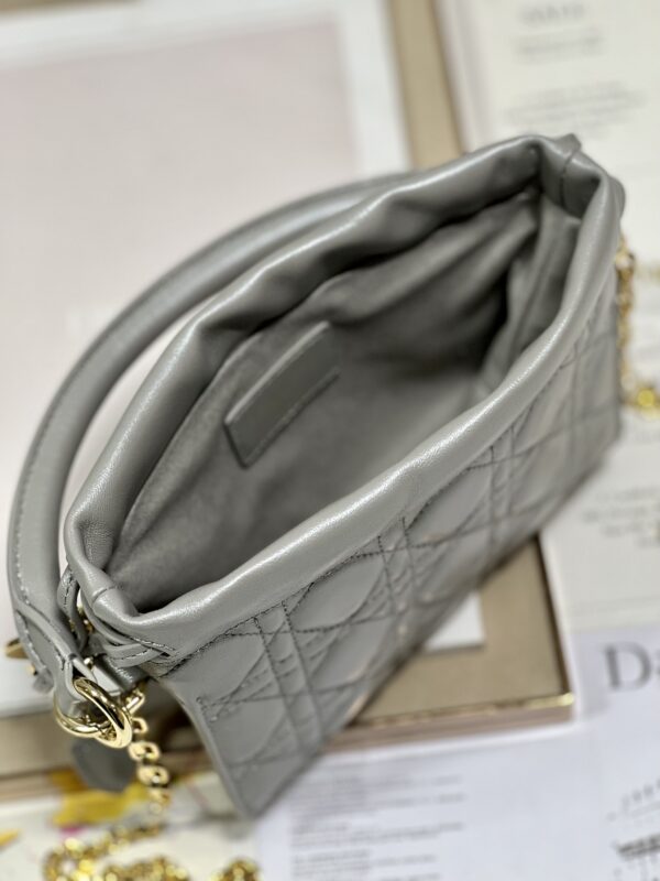 DIOR Lady Mini Bag - Metal Gray 90512 - Image 3