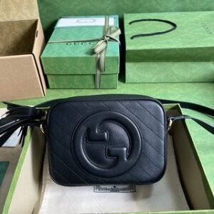 Gucci Blondie Small Leather Shoulder Bag – Black 99224