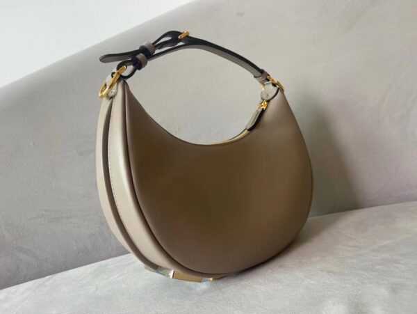 Fendi Praphy Underarm Small Bag - Gray 20230 - Image 5