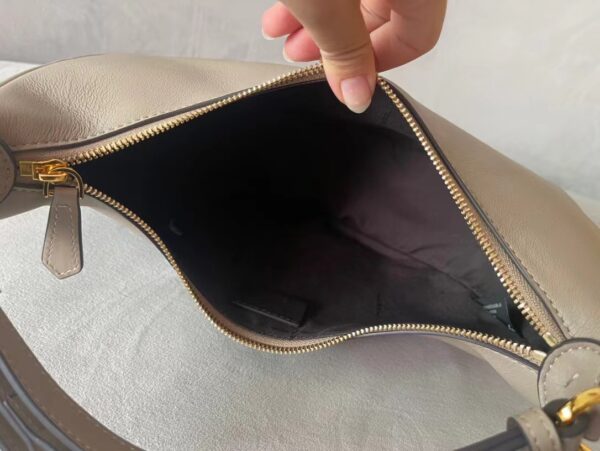 Fendi Praphy Underarm Small Bag - Gray 20230 - Image 2
