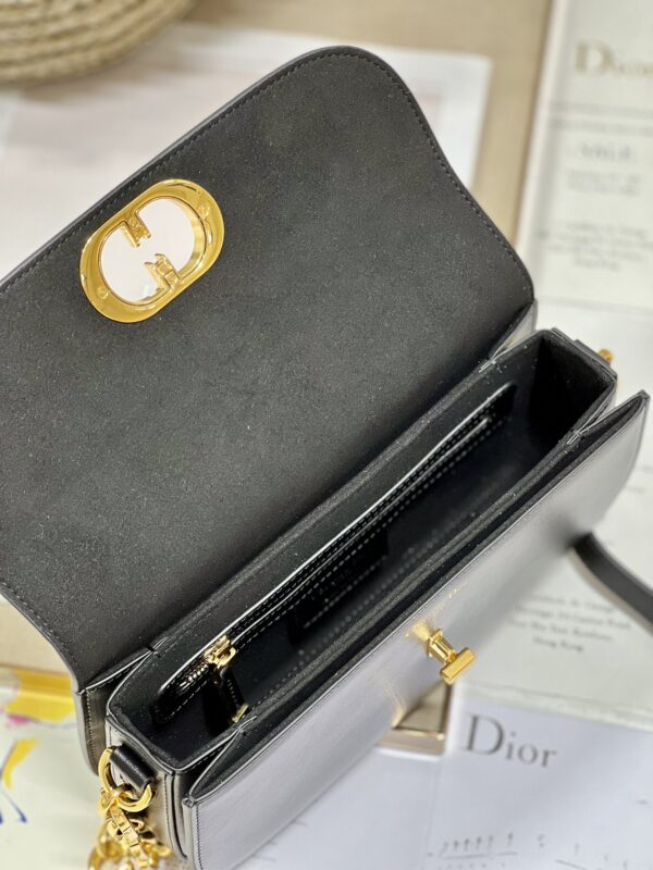 Dior Montaigne Avenue Enamel Chain Handbag - Black 48127 - Image 2