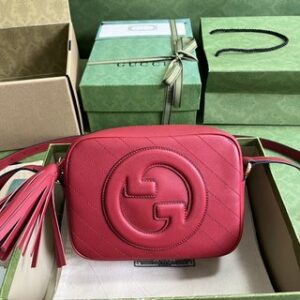 Gucci Blondie Small Leather Shoulder Bag – Red 54444