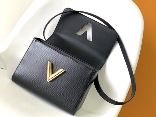 Louis Vuitton Twist Medium Handbag – Black 51417 - Image 3