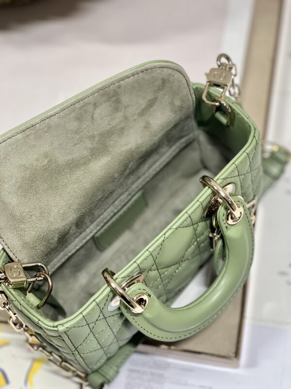 Dior Mini Horizontal Princess Diana Bag - Green 54716 - Image 2