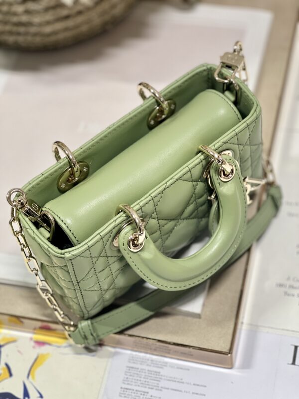 Dior Mini Horizontal Princess Diana Bag - Green 54716 - Image 3