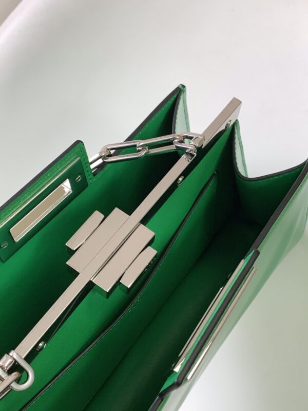 Fendi Peekaboo Cut Medium Bag - Green 32096 - Image 4