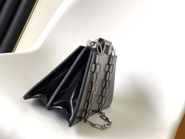 Fendi Peekaboo Cut Medium Bag - Black 30945 - Image 5