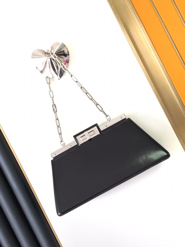 Fendi Peekaboo Cut Medium Bag - Black 30945 - Image 2