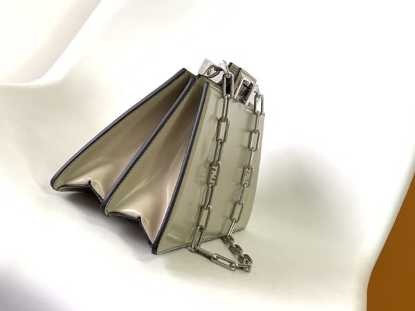 Fendi Peekaboo Cut Medium Bag - Gray 67491 - Image 5