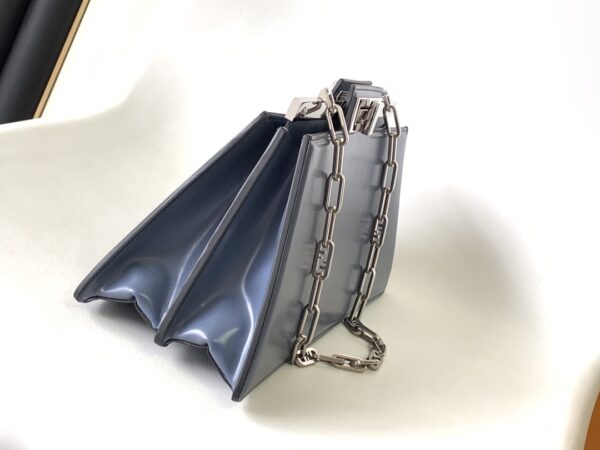 Fendi Peekaboo Cut Medium Bag - Blue 68452 - Image 2