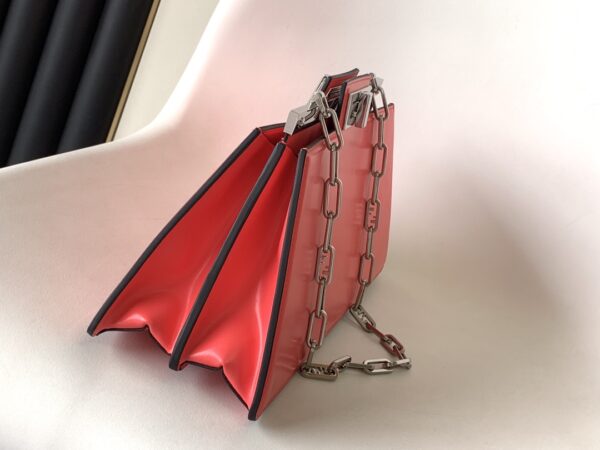 Fendi Peekaboo Cut Medium Bag - Peach 88257 - Image 2