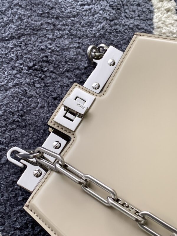 Fendi Peekaboo Cut Small Bag - Gray 24745 - Image 2
