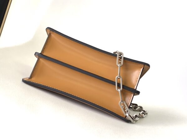Fendi Peekaboo Cut Small Bag - Brown 38087 - Image 4