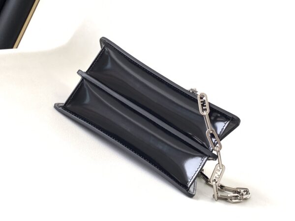 Fendi Peekaboo Cut Small Bag - Black 53042 - Image 3