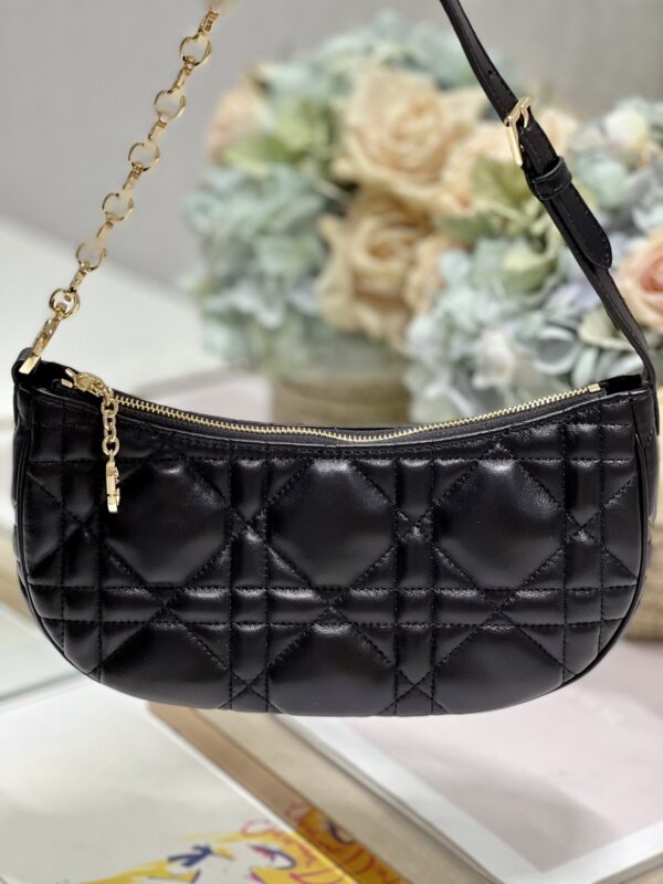 Dior CD LOUNGE Moon Handbag - Black 20229 - Image 4