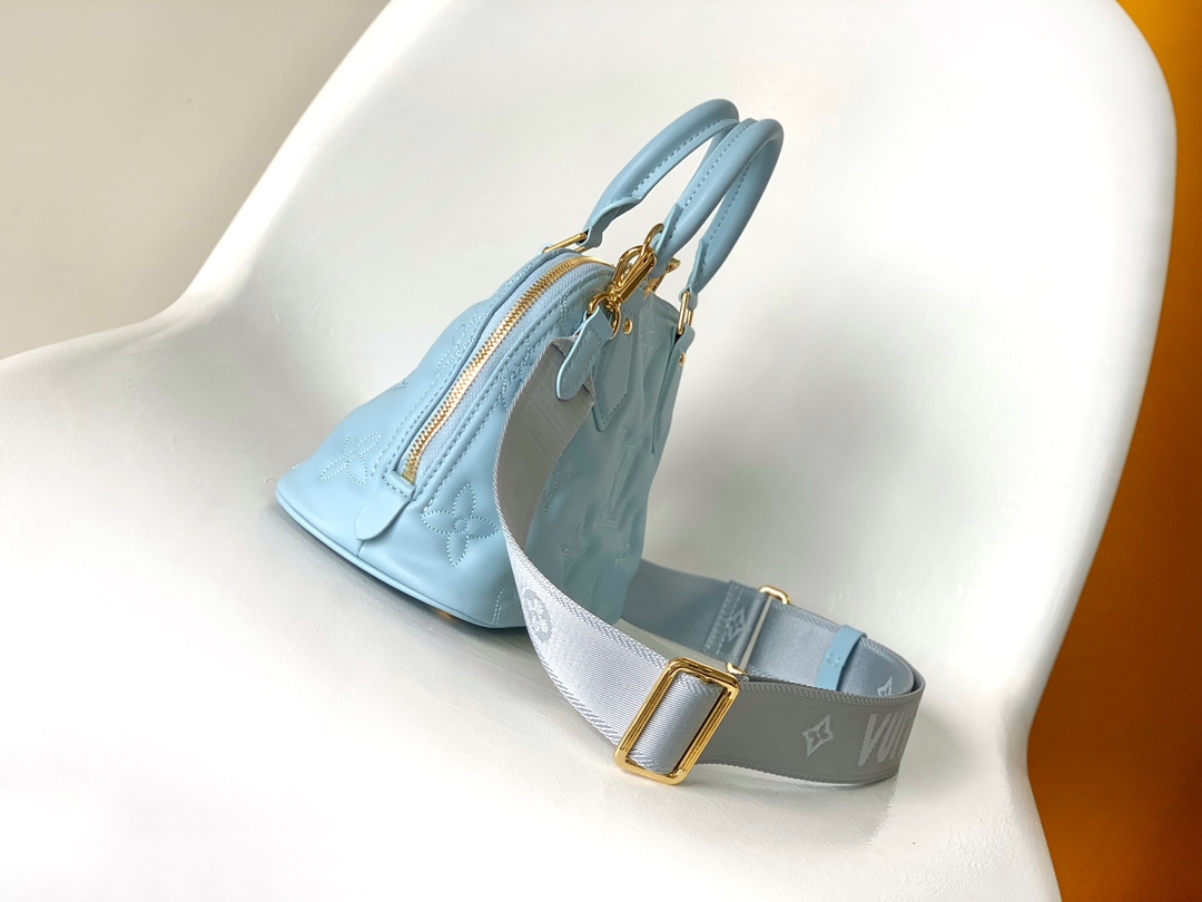 Louis Vuitton Alma BB Handbag - Blue 30820 - Image 4