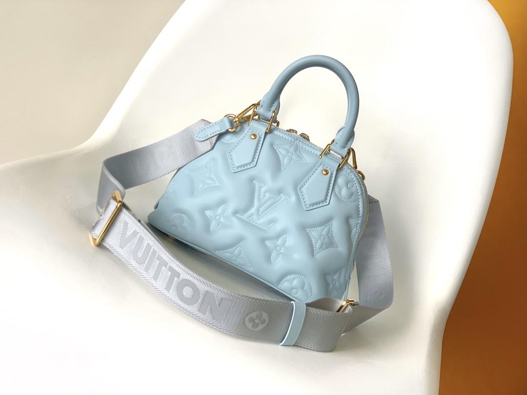 Louis Vuitton Alma BB Handbag - Blue 30820 - Image 3