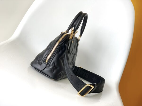Louis Vuitton Alma BB Handbag - Black 62896 - Image 5