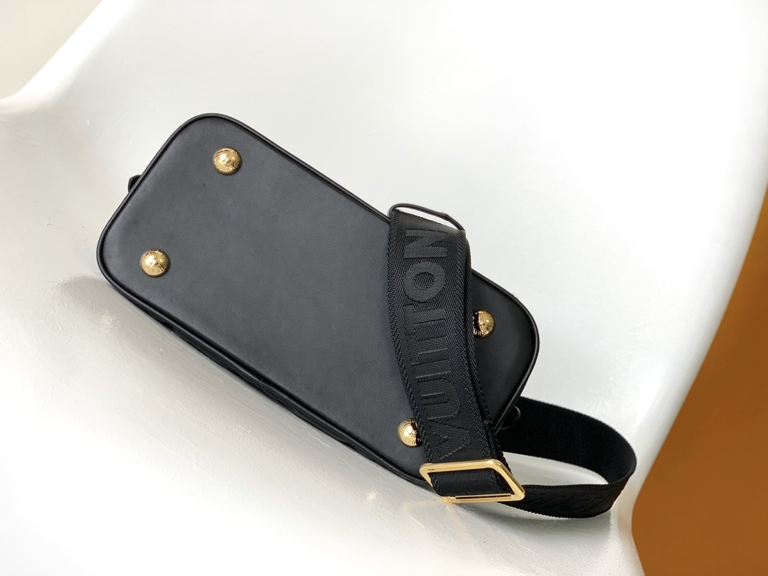 Louis Vuitton Alma BB Handbag - Black 62896 - Image 3