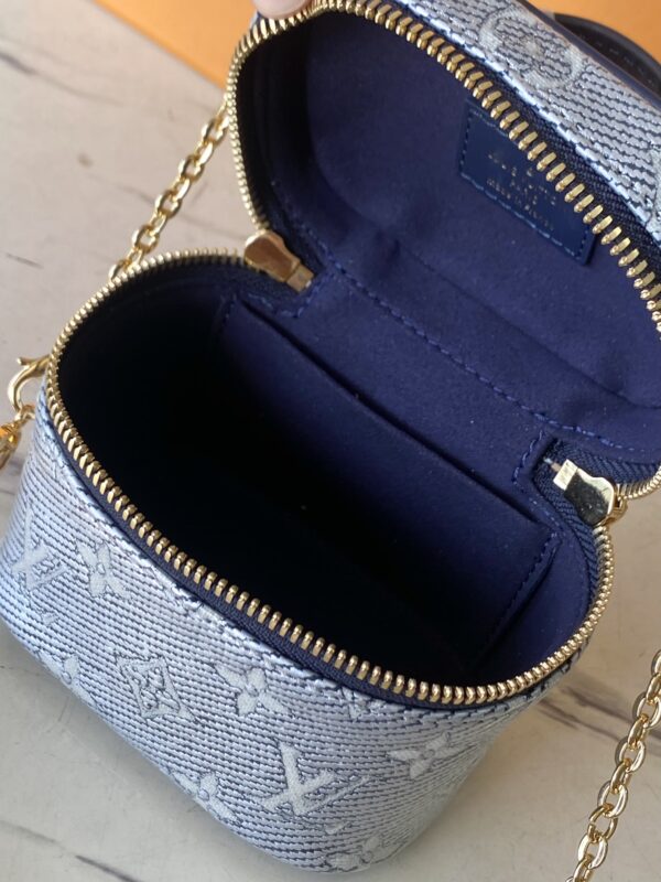 Louis Vuitton Micro Vanity Handbag - Silver 13566 - Image 2