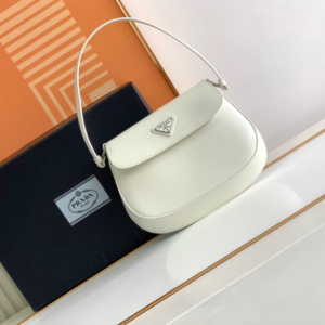 Prada Small Armpit Bag - Flip White 54236