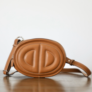 Hermes Loop Swift Waist Bag - Gold Brown 94001