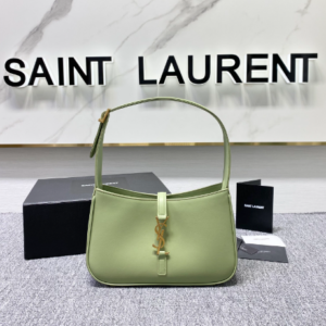 YSL's New Patent Leather Armpit Bag - Avocado Green 57711