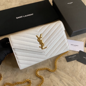YSL Yves Saint Laurent Clutch Bag - White 23254