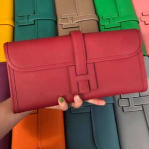 Hermes Epsom Turtledove Handbag - Flag Red 31583