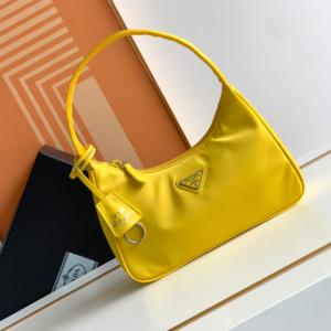 Prada Hobo Kendou's Shoulder Bags - Yellow 16118
