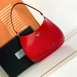 Prada Hobo Underarm Bag - Red 10358
