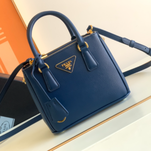 Prada Galleria Mini Killer Handbag - Dark Blue 21324