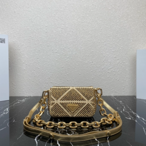Prada New Crystal Bag - Gold 49153