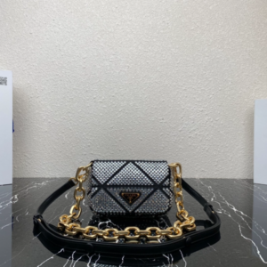 Prada New Crystal Bag - Silver 50193